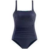 Lascana Jednodijelni kupaći kostim 'Camilla' tamno plava