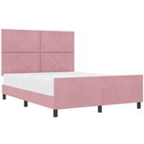 vidaXL Postelja Roza 140x200 cm Žamet, (22048928) | Shoptok.si