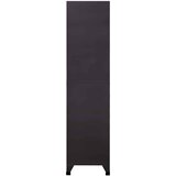 Ormarić s ključem antracit-crveni 90 x 40 x 180 cm čelični | shoptok.hr