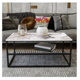 Decortie Asude Klub sto, 95x43x55cm, Bijelo-crni | Eponuda.ba