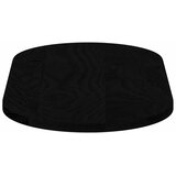 Stolna ploča tamnosmeđa 80x40x2 cm ovalna masivna hrastovina | shoptok.hr