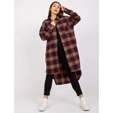 ex moda Shirt-EM-KS-003/06.38X-burgundy Cene