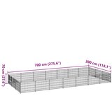  Kavez za pse crni 21 m² čelični | shoptok.hr
