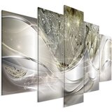  Slika - Modern Dandelions (5 Parts) Green Wide 225x100 | shoptok.hr