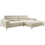 Pure Home Lifestyle SEDEŽNA GARNITURA, rebrasti žamet naravne barve | Shoptok.si