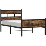  Okvir kreveta bez madraca boja hrasta 107 x 200 cm drveni | shoptok.hr