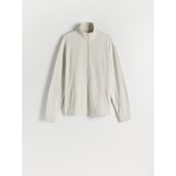 Reserved top z visokim ovratnikom - svetlo siva | Shoptok.si
