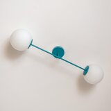  plafonski luster moon 2xE27/15W/230V tirkizni | Eponuda.com