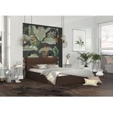  Tapecirani krevet RINO 160x200 smeđa tkanina | shoptok.hr