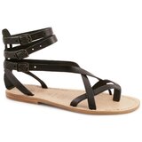 Gianluca - L'artigiano Del Cuoio 564 D NERO LGT-CUOIO Crna | shoptok.hr
