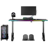 Ultradesk Gaming miza IRON, črna Slike