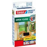 Mreža proti mrčesu Tesa Open/Close (za okna, 1,3 x 1,5 m, črne barve)