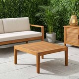  Stol za vrt Čvrsto drvo akacije Prirodna 60 x 60 x 30 cm - Crna i krem bijela stol Cijene