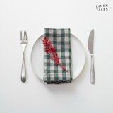 Linen Tales Laneni ubrusi u setu 2 kom 40x40 cm Forest Green Gingham – Cijene