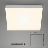 BRILONER 7071-014 - led plafonsko svetlo flame LED/21W/230V 3000K 28,7x28,7 cm | Eponuda.com