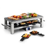 Klarstein Schmelzlette Raclette 1500W , plošča iz naravnega kamna, konstrukcija iz nerjavnega inox jekla | Shoptok.si