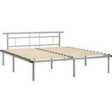 Furnova Posteljni okvir siv kovinski 200x200 cm, (21931683) | Shoptok.si