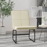  Ležaljka krem 54 x 75 x 76 cm od umjetne kože | Eponuda.com