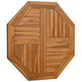 Stolna ploča 70 x 70 x 2,5 cm osmerokutna od masivne tikovine | Eponuda.ba