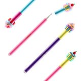 Sazio Neo mistic, izbrisiva gel olovka, plava, 0.5mm, Muffin Cene