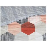 B.E.S. Siva enojna posteljnina iz krepa 140x200 cm Honey Comb – | Shoptok.si