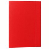  Cardboard Folder with Elastic Band, Lacquered, A4, 300 g/m2, Red | shoptok.hr
