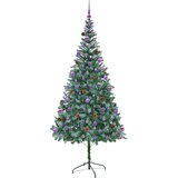  Umjetno božićno drvce s stalakom Zelena 210 cm PVC i čelik | shoptok.hr