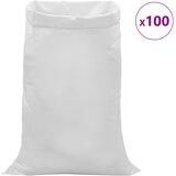  Tkanine vreće 100 pcs Bijela 80 x 125 cm PP | shoptok.hr