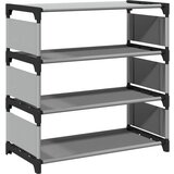 Maison Chic Stojalo za čevlje - Stojalo za obutev 4-stopenjsko sivo 54x28x55 cm Netkana tkanina, (21777755) | Shoptok.si