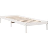  Okvir kreveta bez madraca bijeli 80 x 210 cm masivna borovina | Eponuda.com
