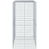 vidaXL Gabionska košara s poklopcem 150x100x200 cm pocinčano željezo | shoptok.hr