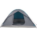 Šator za kampiranje za 6 osoba plavi 348x340x190 cm taft 190T | shoptok.hr