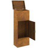  Sandučić za pakete s pohranom Rđa 44,5 x 29 x 110,5 cm | shoptok.hr