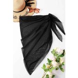 Dewberry 16880 Tulle Pareo Beach Dress-BLACK | Shoptok.si