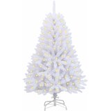  Umjetno božićno drvce Bijelo 120 cm PVC i metal | shoptok.hr