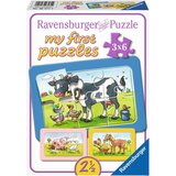 Ravensburger Puzzle - my first puzzles - Dobri živalski prijatelji, 3 x 6 delov Cene