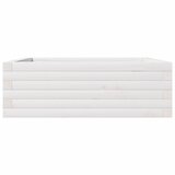  Vrtna sadilica bijela 70x70x23 cm od masivne borovine | shoptok.hr