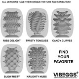 VibEggs Rebrasti Užitak - vibracijsko jaje masturbator (bijelo) | shoptok.hr