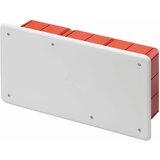 GEWISS razvodna kutija za beton sa poklopcem i din šinom GW48007 294X152X75mm crveno-bela Cene