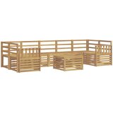  Set vanjskih sofa 8 kom. Bijela Čvrsto drvo akacije | shoptok.hr
