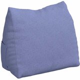  Jastuk za leđa Traper plava 60 x 20 x 50 cm tkanina | shoptok.hr