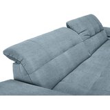 CARRYHOME KOTNA SEDEŽNA GARNITURA, mikrovlakna modrosiva | Shoptok.si