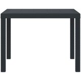  Stol za vrt Antracit 100 x 100 x 73 cm poliratan | shoptok.hr
