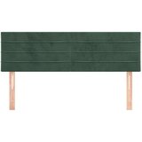  Uzglavlja 2 kom tamnozelena 72 x 5 x 78/88 cm baršunasta | shoptok.hr