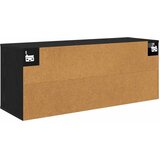  ormar za montažu na zid ZAANDAM 102 x 33 x 40 cm Crni hrast | shoptok.hr