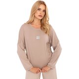 RELEVANCE Blouse-RV-BZ-A823.49-dark beige | Shoptok.si