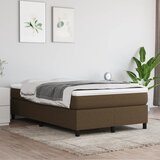  Okvir za krevet s oprugom tamnosmeđi 120 x 200 cm od tkanine | shoptok.hr
