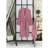 Mila Home Temno rožnat bombažen komplet kopalnega plašča in brisače velikosti S/M – | Shoptok.si