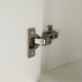 Kondela Dnevni regal, bela/črna, KEVIN | Shoptok.si