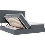  s od storage s uzglavljem Tamno siva 180 x 200 cm Baršun | shoptok.hr